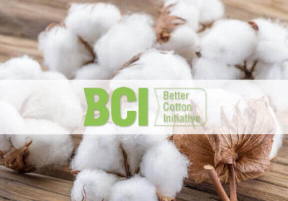 Ürünlerimiz için BCI sertifikalı kumaşlar kullanıyoruz!